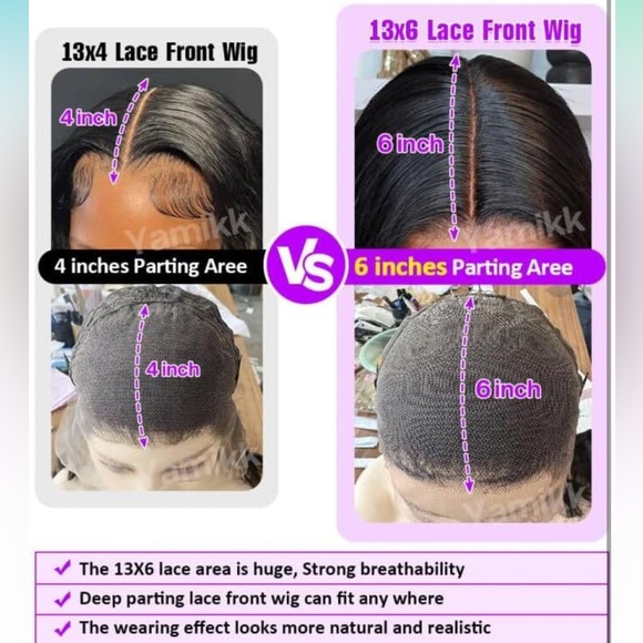 28 Inch 13x6 HD Full Lace Front Wigs Human Hair Pre Plucked With Baby Hair - Picture 5 of 8